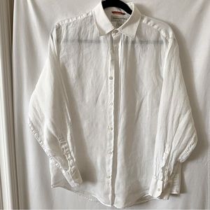 Banana Republic Linen Button Down oversized shirt